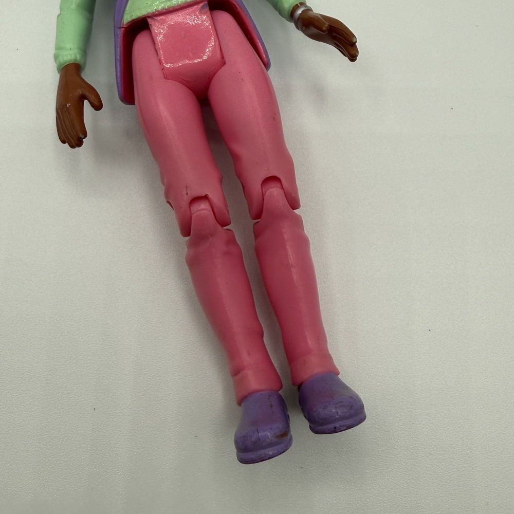 Fisher Price Loving Family African American Mom Figure Purple Outfit Doll 2002 - Picture 5 of 6